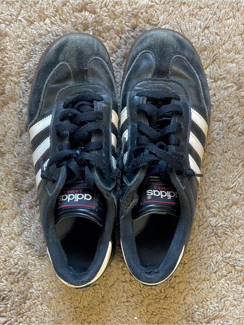 Adidas Samba Men’s Black and White Classic Trainers
